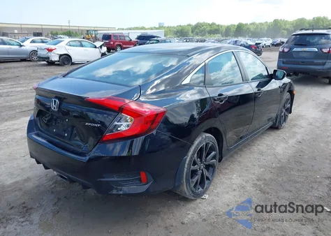 2020 Honda Civic Sport from USA, damaged, VIN 2HGFC2F85LH525986